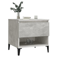 Tavolini 2pz Grigio Cemento 50x46x50 cm in Legno Multistrato 819557