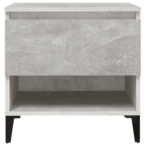 Tavolini 2pz Grigio Cemento 50x46x50 cm in Legno Multistrato 819557