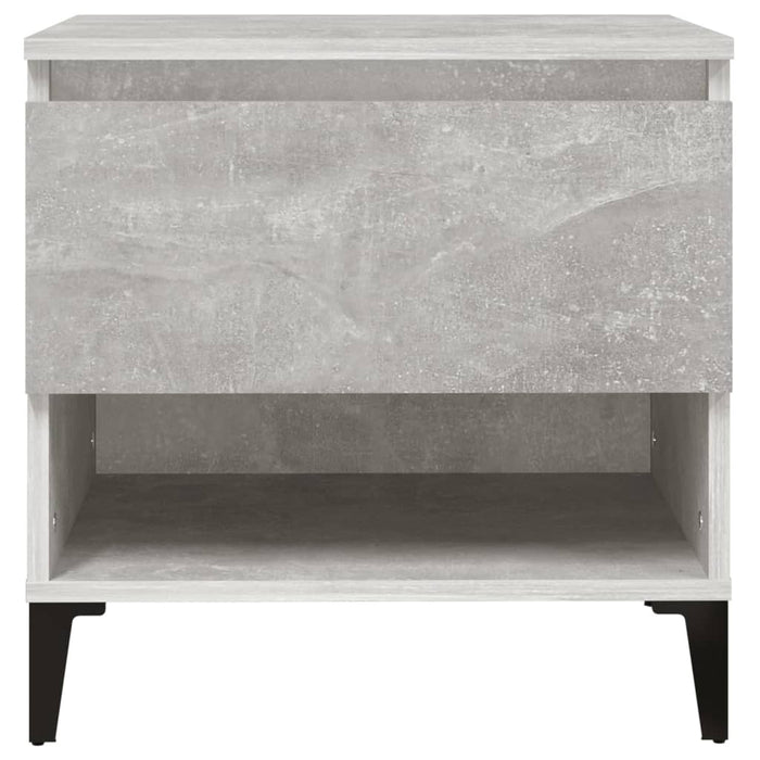 Tavolini 2pz Grigio Cemento 50x46x50 cm in Legno Multistrato 819557