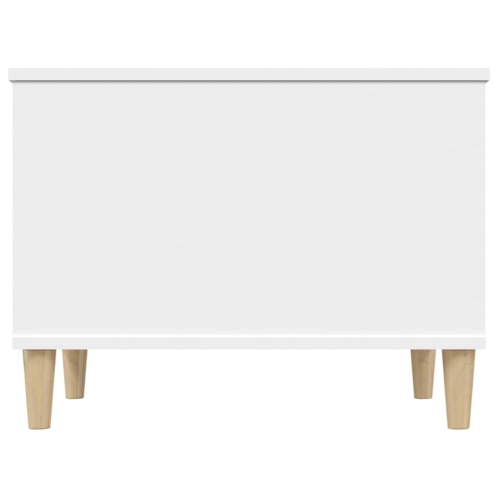 Tavolino da Salotto-Tavolino da soggiorno-Tavolo Bianco 60x44,5x45 cm in Legno Multistrato 792523