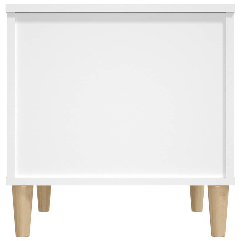 Tavolino da Salotto-Tavolino da soggiorno-Tavolo Bianco 60x44,5x45 cm in Legno Multistrato 792523