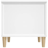 Tavolino da Salotto Bianco 60x44,5x45 cm in Legno Multistrato cod mxl 19667