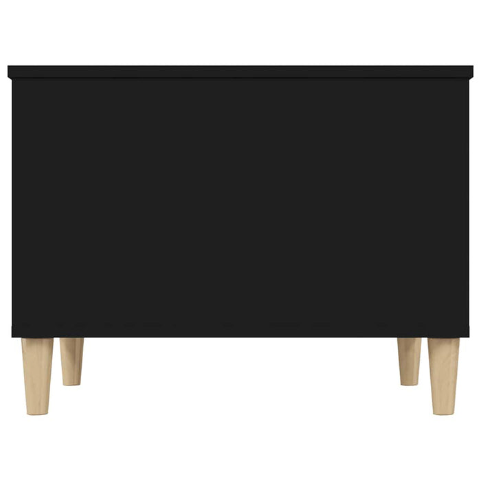 Tavolino da Salotto Nero 60x44,5x45 cm in Legno Multistrato 819565