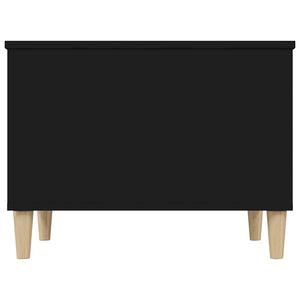 Tavolino da Salotto-Tavolino da soggiorno-Tavolo Nero 60x44,5x45 cm in Legno Multistrato 474125
