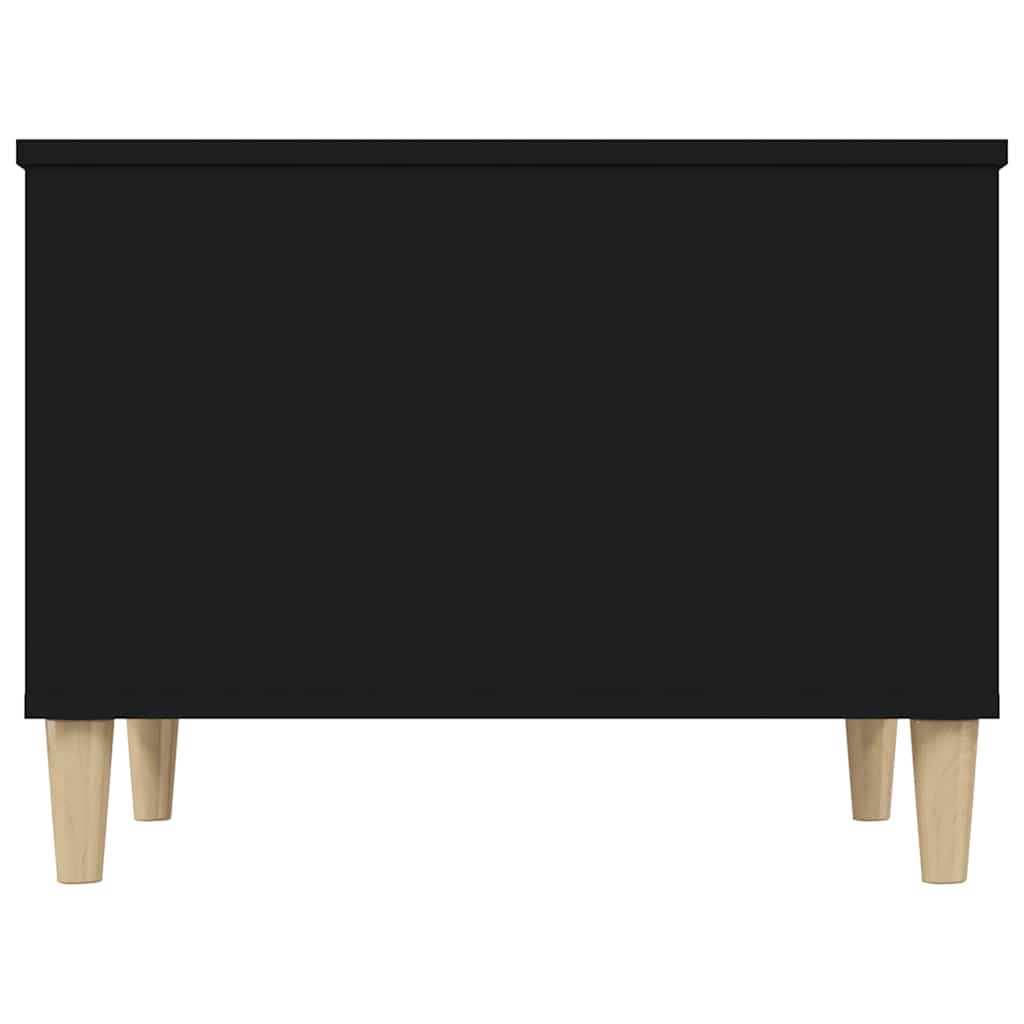 Tavolino da Salotto Nero 60x44,5x45 cm in Legno Multistrato cod mxl 16254