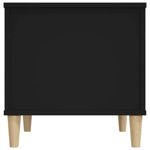 Tavolino da Salotto Nero 60x44,5x45 cm in Legno Multistrato 819565