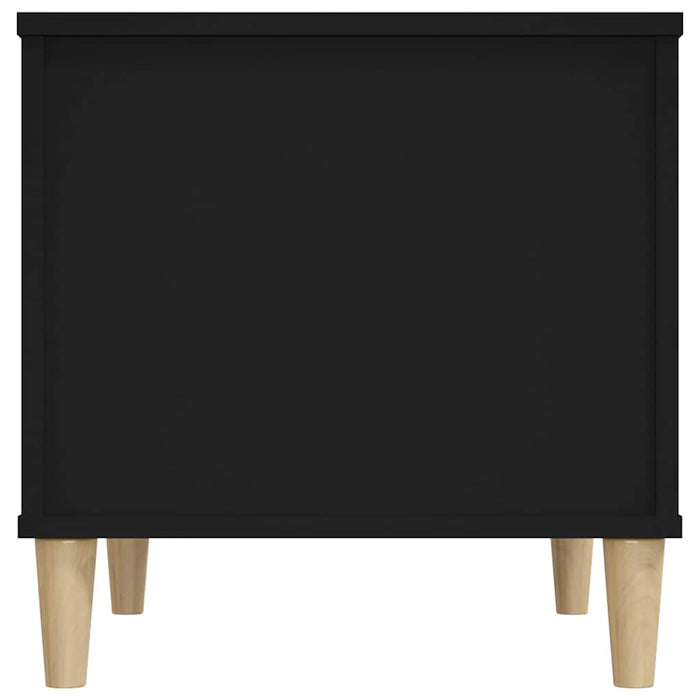 Tavolino da Salotto Nero 60x44,5x45 cm in Legno Multistrato 819565