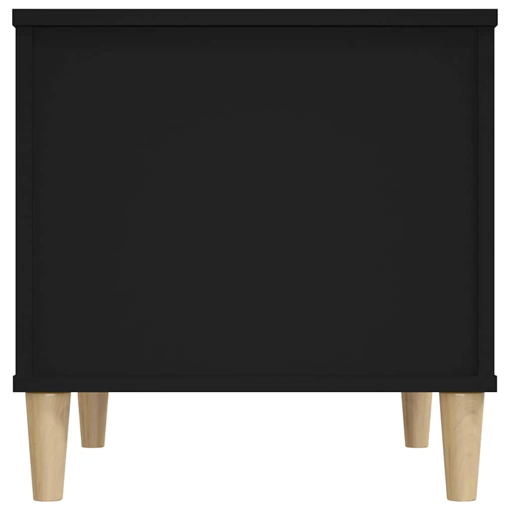 Tavolino da Salotto Nero 60x44,5x45 cm in Legno Multistrato cod mxl 16254