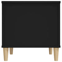 Tavolino da Salotto Nero 60x44,5x45 cm in Legno Multistrato cod mxl 16254