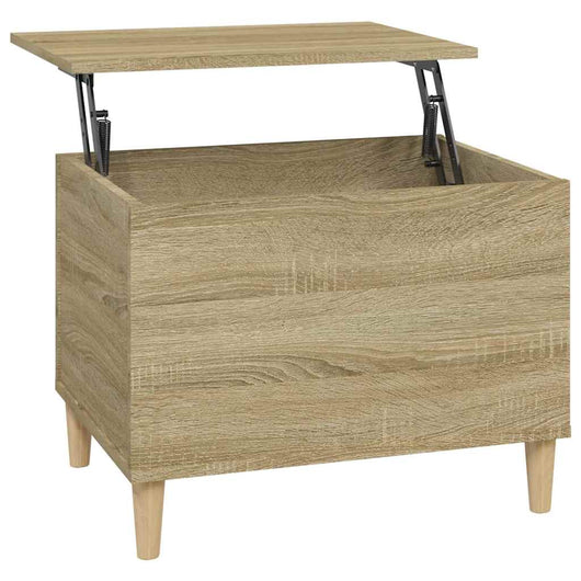 Tavolino Salotto-Tavolino da soggiorno-Tavolo Rovere Sonoma 60x44,5x45 cm Legno Multistrato 833653