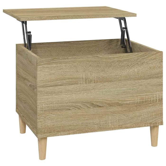 Tavolino Salotto-Tavolino da soggiorno-Tavolo Rovere Sonoma 60x44,5x45 cm Legno Multistrato 833653
