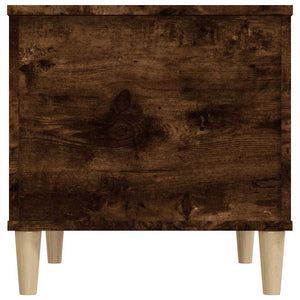 Tavolino da Salotto-Tavolino da soggiorno-Tavolo Rovere Fumo 60x44,5x45 cm Legno Multistrato 369614