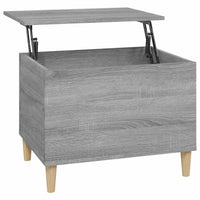 Tavolino Salotto-Tavolino da soggiorno-Tavolo Grigio Sonoma 60x44,5x45 cm Legno Multistrato 805453