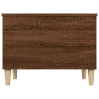 Tavolino Salotto Rovere Marrone 60x44,5x45 cm Legno Multistrato 819571