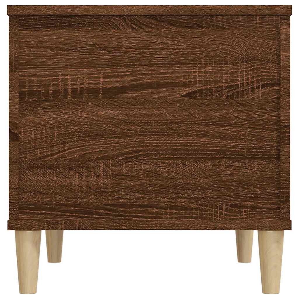 Tavolino Salotto-Tavolino da soggiorno-Tavolo Rovere Marrone 60x44,5x45 cm Legno Multistrato 805156