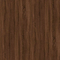 Tavolino Salotto-Tavolino da soggiorno-Tavolo Rovere Marrone 60x44,5x45 cm Legno Multistrato 805156