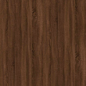 Tavolino Salotto Rovere Marrone 60x44,5x45 cm Legno Multistrato cod mxl 26445