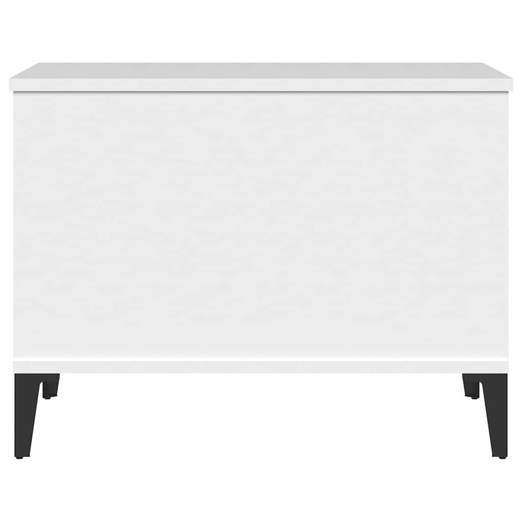 Tavolino da Salotto Bianco 60x44,5x45 cm in Legno Multistrato cod mxl 15931