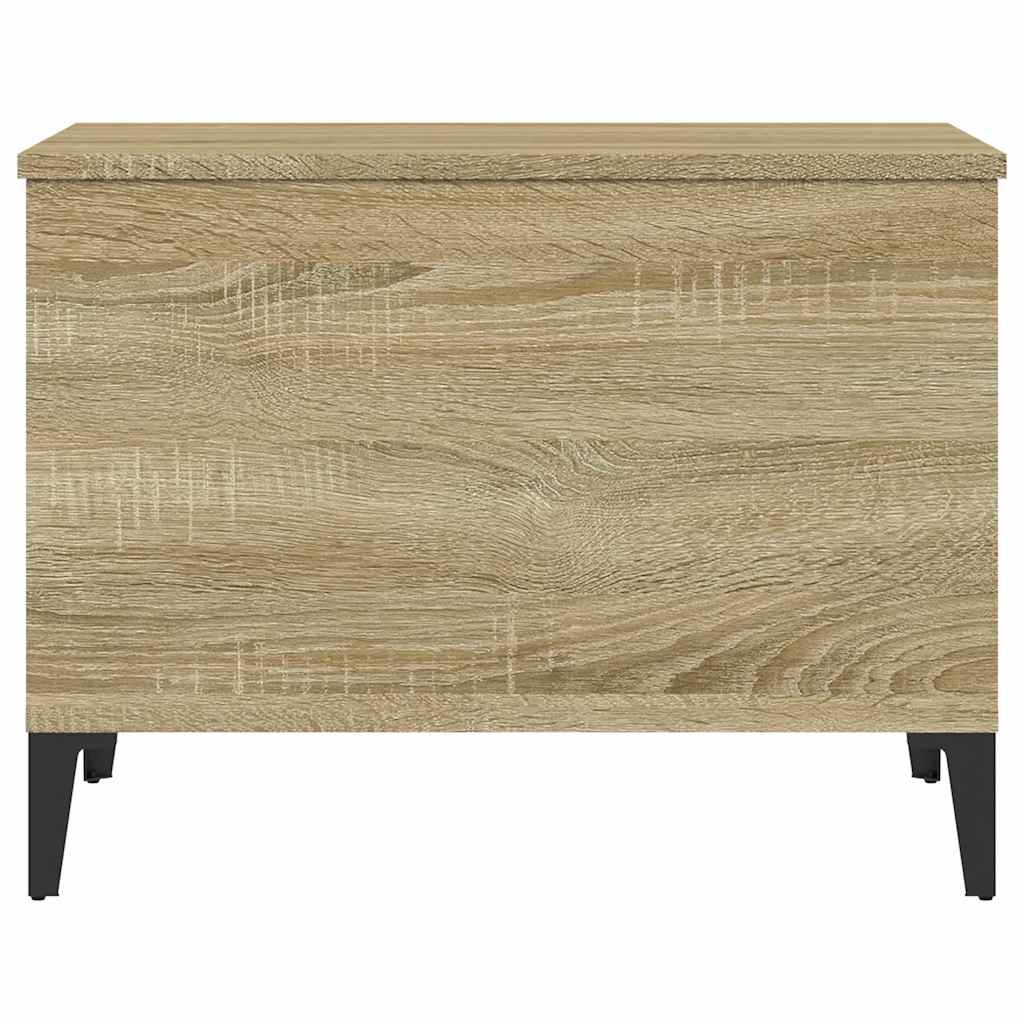 Tavolino Salotto-Tavolino da soggiorno-Tavolo Rovere Sonoma 60x44,5x45 cm Legno Multistrato 190865