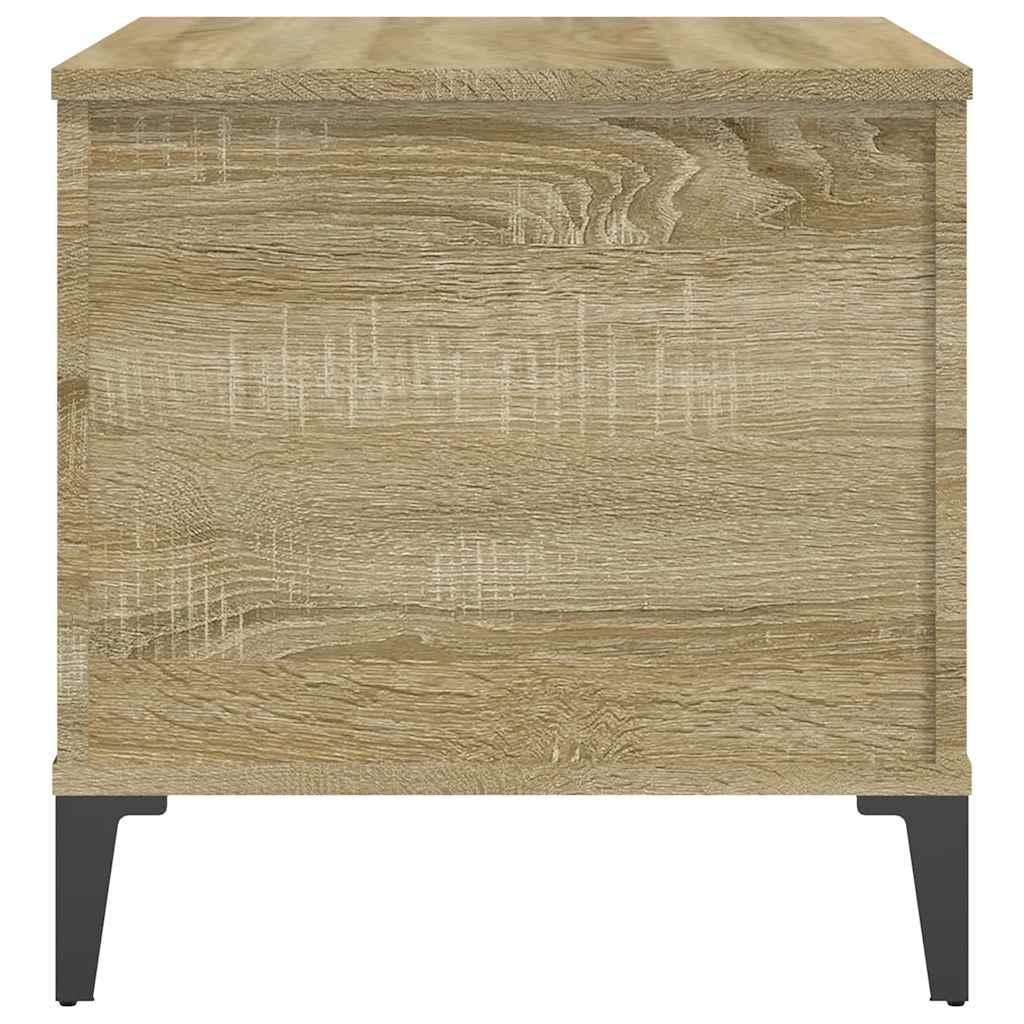 Tavolino Salotto-Tavolino da soggiorno-Tavolo Rovere Sonoma 60x44,5x45 cm Legno Multistrato 190865