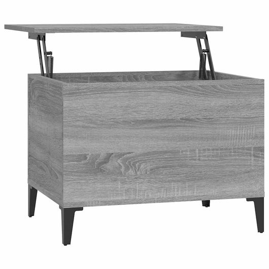 Tavolino Salotto Grigio Sonoma 60x44,5x45 cm Legno Multistrato 819578