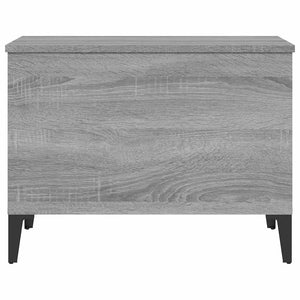 Tavolino Salotto-Tavolino da soggiorno-Tavolo Grigio Sonoma 60x44,5x45 cm Legno Multistrato 836208
