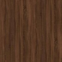 Tavolino Salotto Rovere Marrone 60x44,5x45 cm Legno Multistrato cod mxl 26733