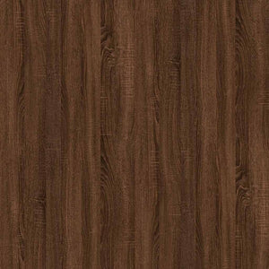 Tavolino Salotto Rovere Marrone 60x44,5x45 cm Legno Multistrato cod mxl 26733