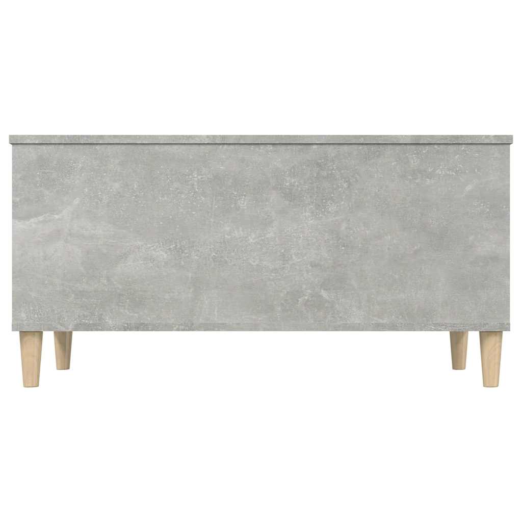 Tavolino Salotto-Tavolino da soggiorno-Tavolo Grigio Cemento 90x44,5x45 cm Legno Multistrato 610605