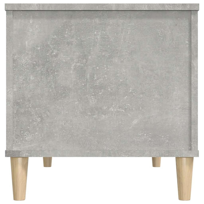 Tavolino Salotto-Tavolino da soggiorno-Tavolo Grigio Cemento 90x44,5x45 cm Legno Multistrato 610605