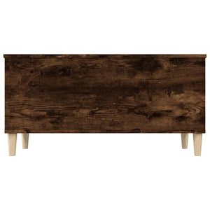 Tavolino da Salotto-Tavolino da soggiorno-Tavolo Rovere Fumo 90x44,5x45 cm Legno Multistrato 423087