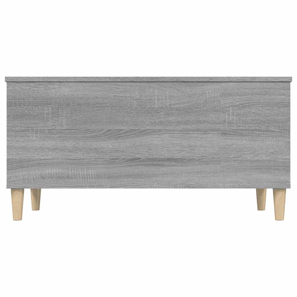 Tavolino Salotto Grigio Sonoma 90x44,5x45 cm Legno Multistrato cod mxl 26951