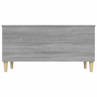 Tavolino Salotto Grigio Sonoma 90x44,5x45 cm Legno Multistrato cod mxl 26951