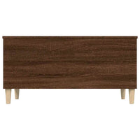 Tavolino Salotto Rovere Marrone 90x44,5x45 cm Legno Multistrato cod mxl 26954