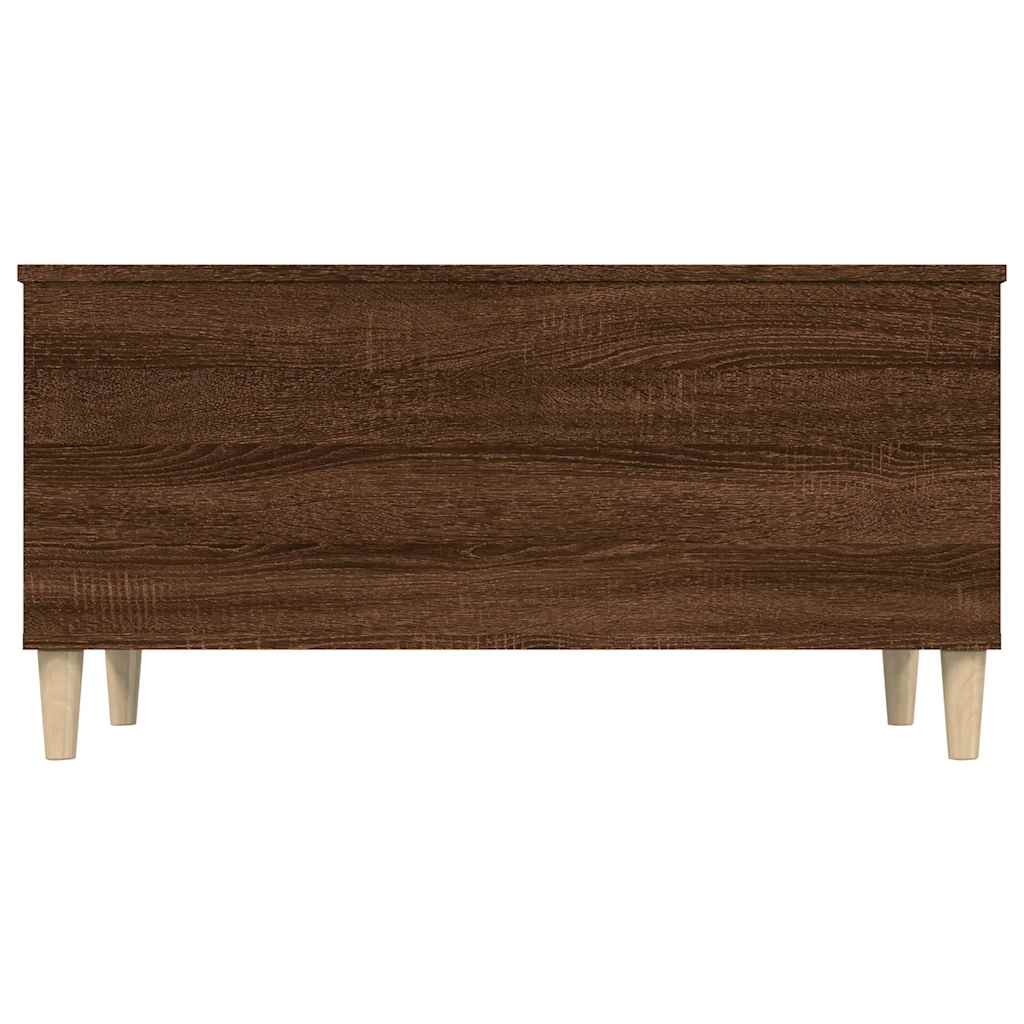 Tavolino Salotto-Tavolino da soggiorno-Tavolo Rovere Marrone 90x44,5x45 cm Legno Multistrato 507912