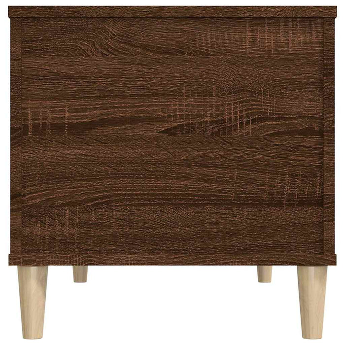 Tavolino Salotto Rovere Marrone 90x44,5x45 cm Legno Multistrato 819587
