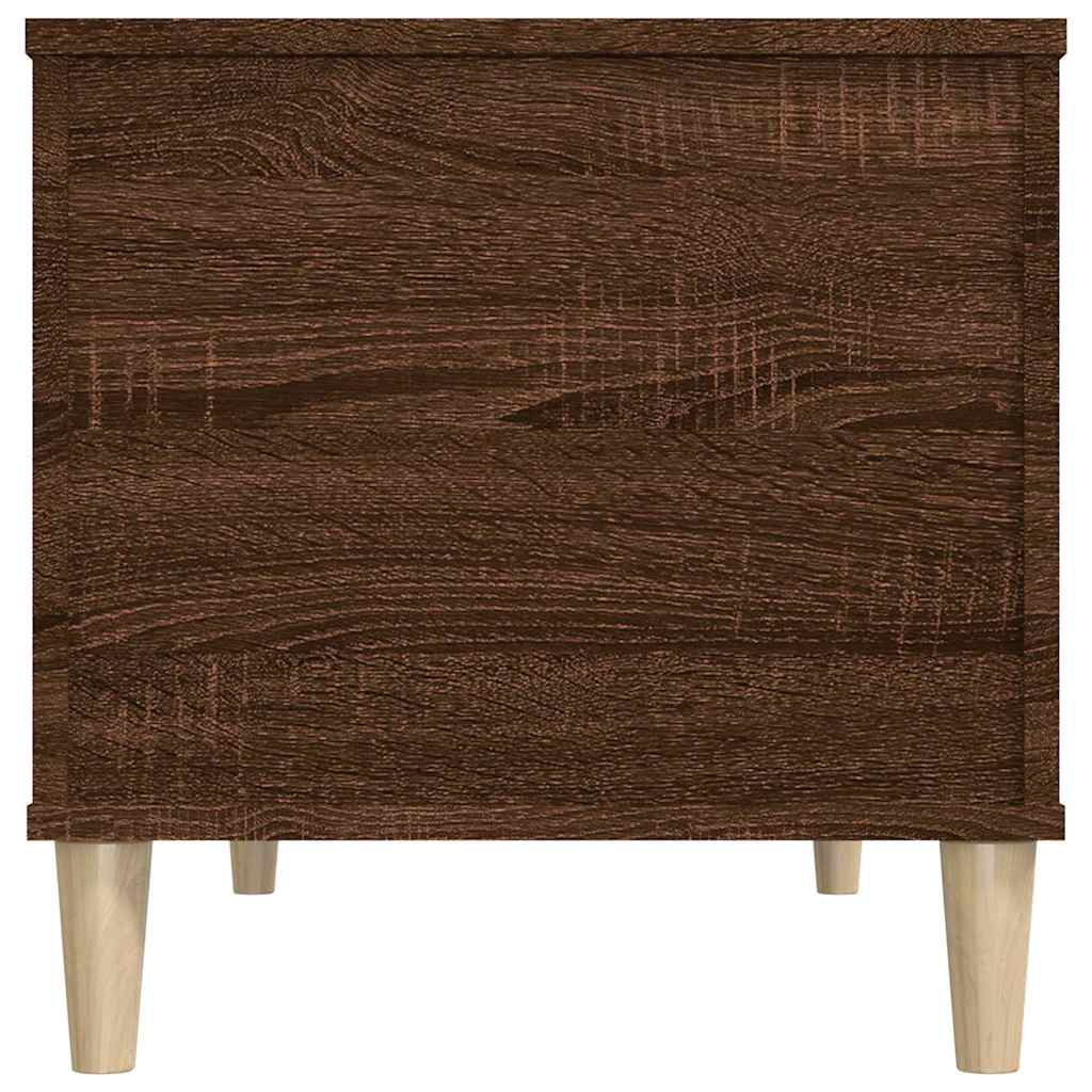 Tavolino Salotto Rovere Marrone 90x44,5x45 cm Legno Multistrato cod mxl 26954