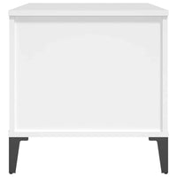 Tavolino da Salotto-Tavolino da soggiorno-Tavolo Bianco 90x44,5x45 cm in Legno Multistrato 859106