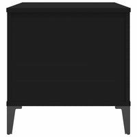 Tavolino da Salotto Nero 90x44,5x45 cm in Legno Multistrato cod mxl 27301