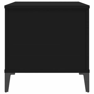 Tavolino da Salotto Nero 90x44,5x45 cm in Legno Multistrato cod mxl 27301