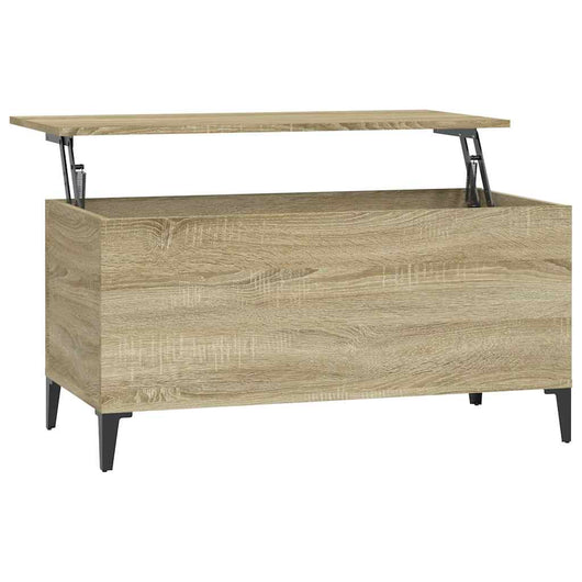 Tavolino Salotto-Tavolino da soggiorno-Tavolo Rovere Sonoma 90x44,5x45 cm Legno Multistrato 471258