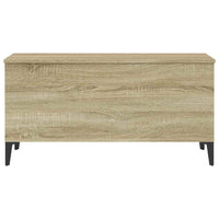 Tavolino Salotto-Tavolino da soggiorno-Tavolo Rovere Sonoma 90x44,5x45 cm Legno Multistrato 471258