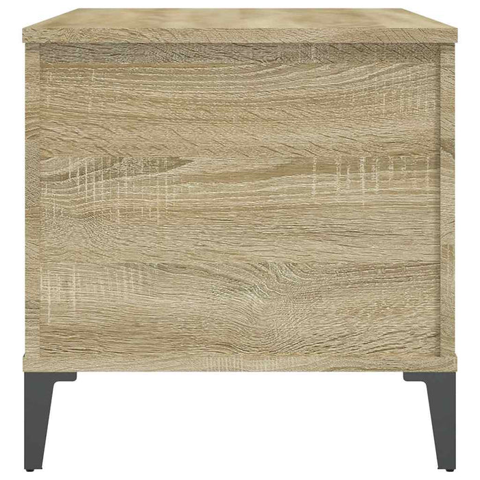 Tavolino Salotto Rovere Sonoma 90x44,5x45 cm Legno Multistrato
