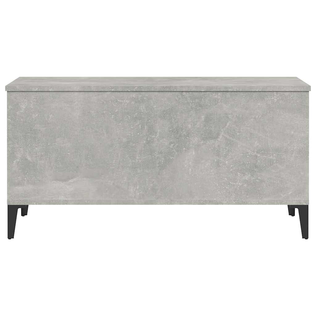Tavolino Salotto-Tavolino da soggiorno-Tavolo Grigio Cemento 90x44,5x45 cm Legno Multistrato 326739