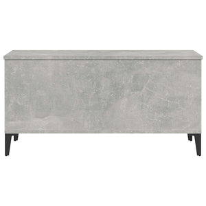 Tavolino Salotto-Tavolino da soggiorno-Tavolo Grigio Cemento 90x44,5x45 cm Legno Multistrato 326739