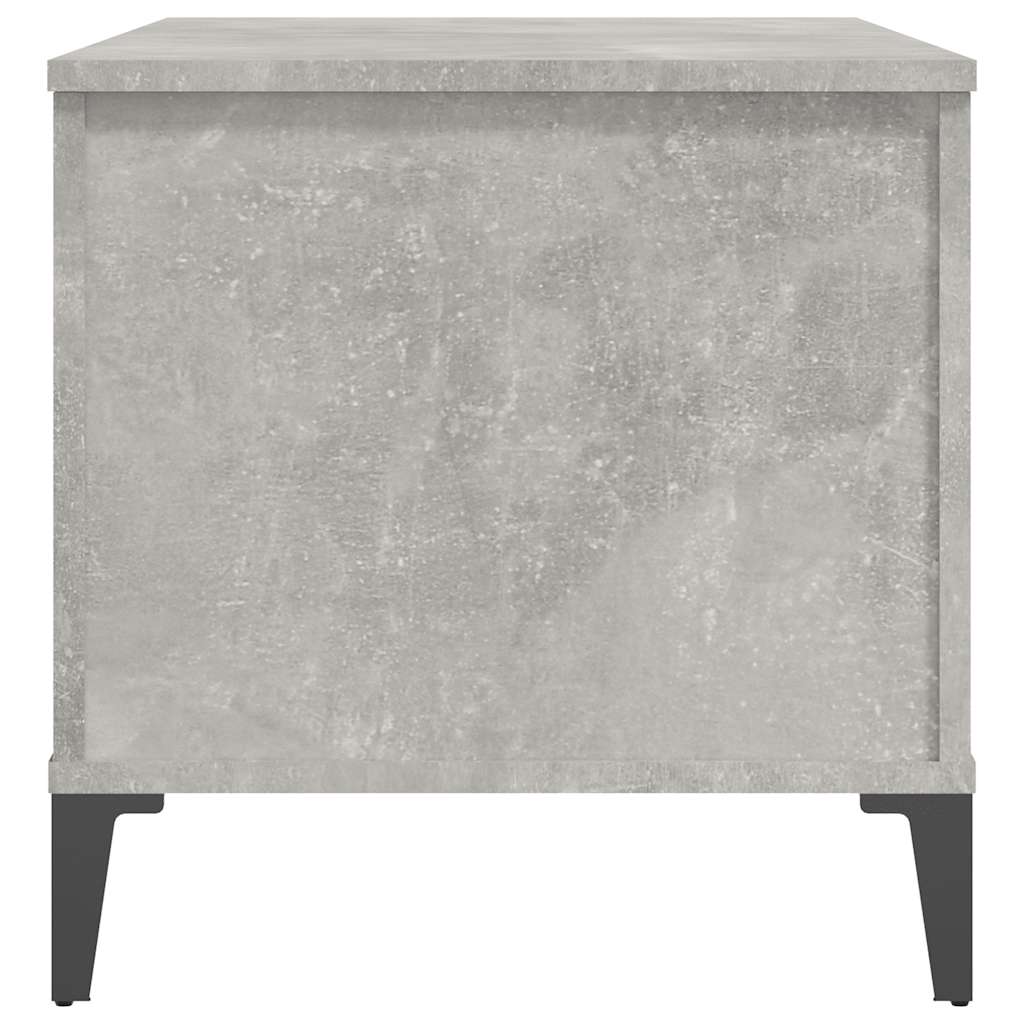 Tavolino Salotto-Tavolino da soggiorno-Tavolo Grigio Cemento 90x44,5x45 cm Legno Multistrato 326739