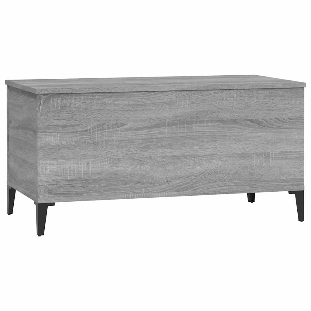 Tavolino Salotto Grigio Sonoma 90x44,5x45 cm Legno Multistrato 819594