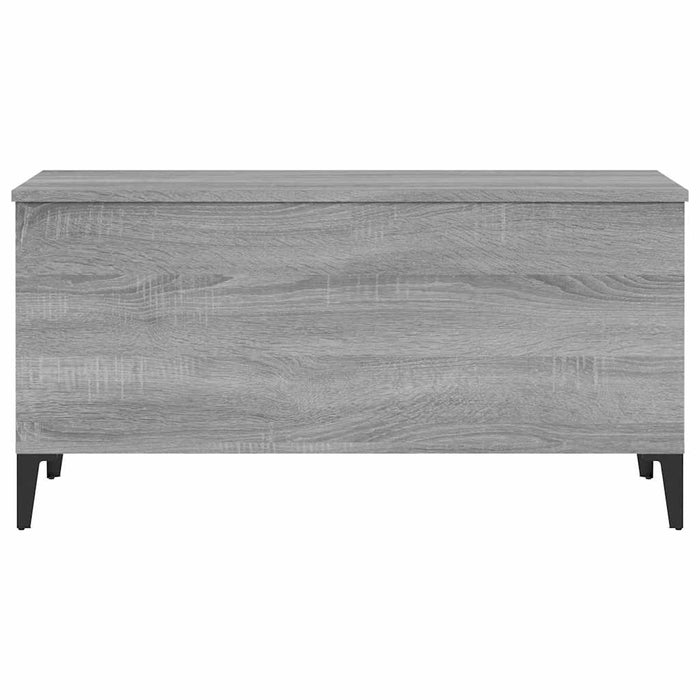 Tavolino Salotto Grigio Sonoma 90x44,5x45 cm Legno Multistrato 819594