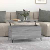 Tavolino Salotto-Tavolino da soggiorno-Tavolo Grigio Sonoma 90x44,5x45 cm Legno Multistrato 904033