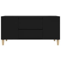 Mobile Porta TV Nero 102x44,5x50 cm in Legno Multistrato 819597